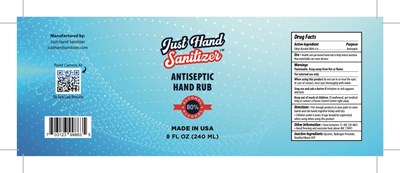 237ml Label - JHS HandRub 8OZ (7x2.5)